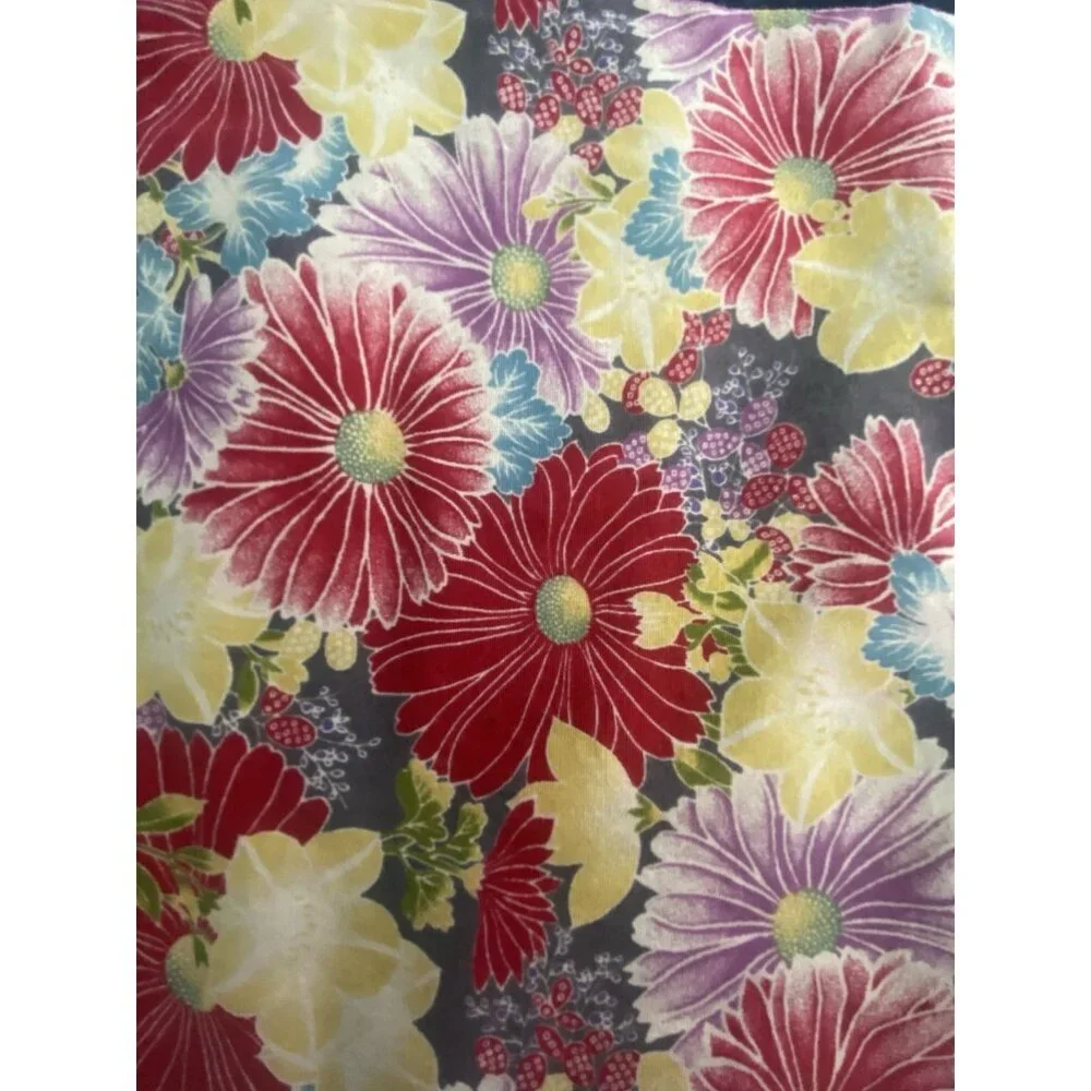 Handmade Reversible Half Apron Floral Print Pocket Garden Cooking Craft Utility